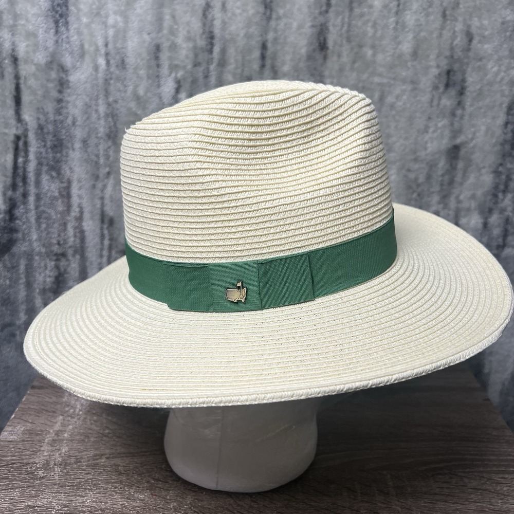 NWT 2024 Masters Dorfman Pacific One Size Woven Hat Green Logo Golf